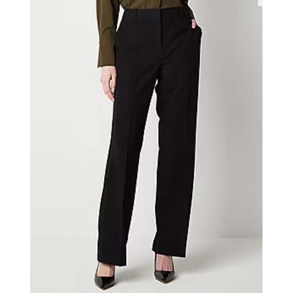 Worthington Woman Perfect Trouser Solid Black Dress Pants Size 20W - NWT